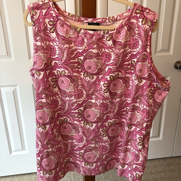 Talbots Tops - Talbots Sleeveless Top - Fun colors and pattern